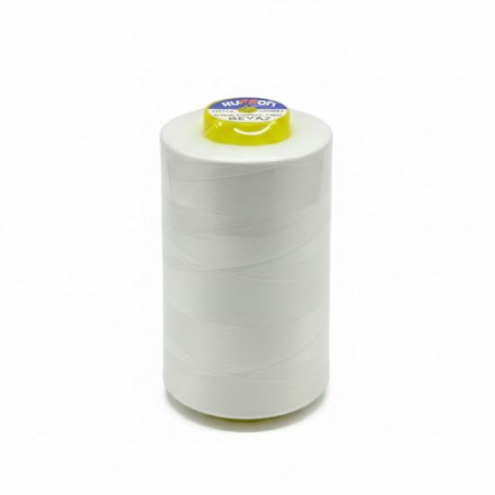 Kuffon 120 Beyaz Polyester Dikiş İpliği 5000 Metre