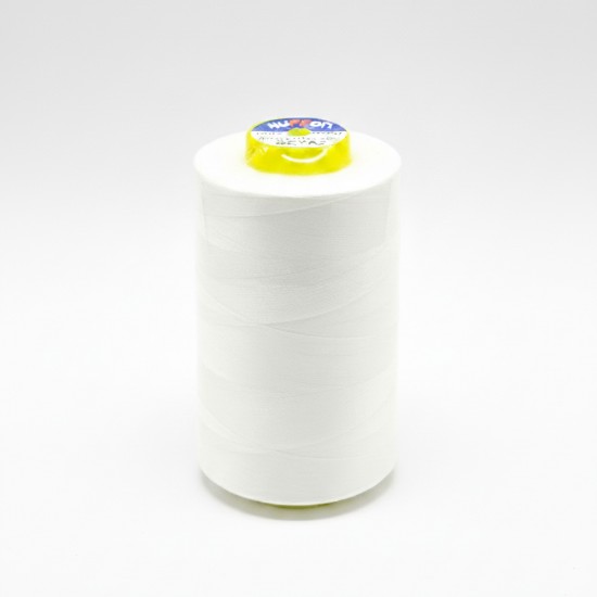 Kuffon 120 Beyaz Polyester Dikiş İpliği 5000 Metre