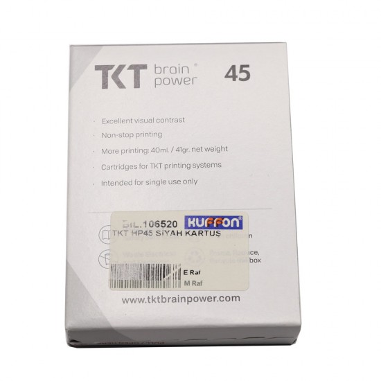 TKT HP45 Siyah Plotter Kartuş