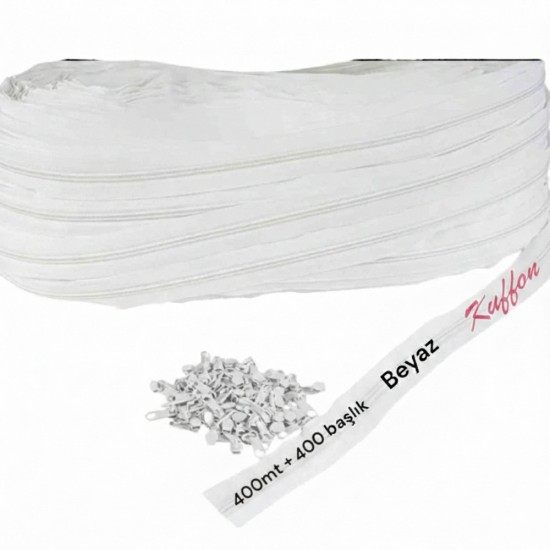 Nevresim Fermuarı + Elcik Takım 400 Metre