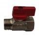 Mini Küresel Vana 3/8" 7,5 ve 10 Lt İçin Tehliye Vanası