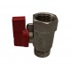 Mini Küresel Vana 3/8" 7,5 ve 10 Lt İçin Tehliye Vanası