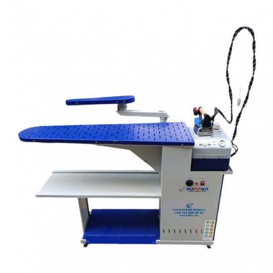 Kuffon Kollu Dar Paskala Ütü Masası Sanayi Tipi