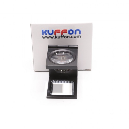 Kuffon 25x25 Metal Işıklı Lup Büyüteç