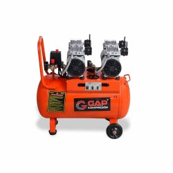 Gap 50 Litre 8 Bar Sessiz ve Yağsız  Kompresör  GPS-550X2 