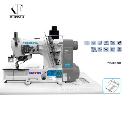 Yuki YK-500T7UT Elektrikli İplik Kesicili Etek Reçme  Makinesi