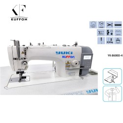 Yuki YK-8600D-4 Kenar Bıçaklı İplik Kesicili Düz Dikiş Makinesi