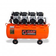 Gap 200 Litre 4 Kafa 8 Bar Sessiz ve Yağsız  Kompresör  GPS-1100X4 