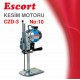 Escort 10"  Dik Bıçaklı Kesim Motoru Mavi Kafa 10" - 25 cm