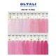 Oltalı 120 Numara Renkli Polyester Dikiş İpliği 6 Adet Kartela 14.Sutun