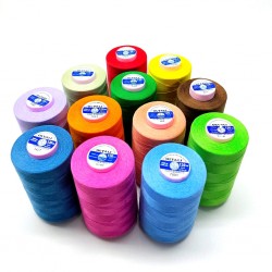 Oltalı 120 Numara Renkli Polyester Dikiş İpliği 6 Adet Kartela 1.Sutun